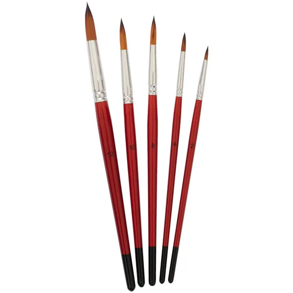 PAINT BRUSH TAKLON 907 ROUND NO.1 Pk 6 | The Paper Co Of Australia